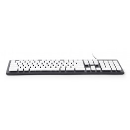Tastatura Gembird KB-CH-01, USB, Negru/Alb